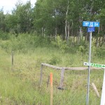 almost there, north onto range road 83 off twp 814. See the color braid? A 'bread crumb' trail!
